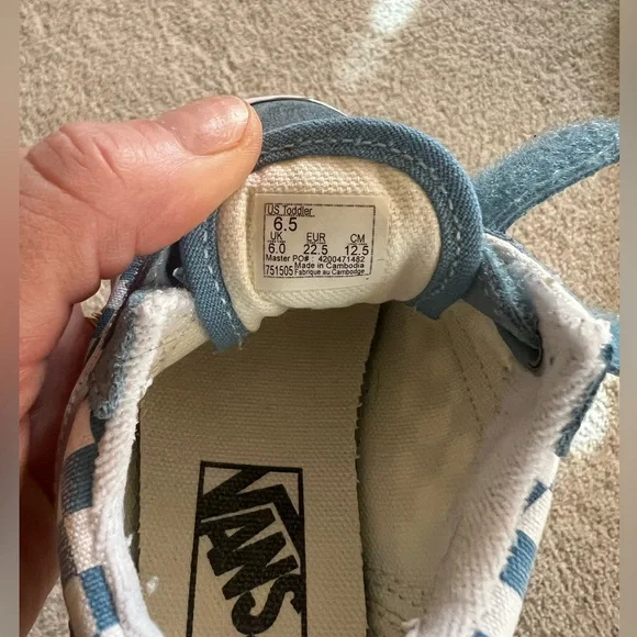Vans checkered Toddler shoes- size 6.5 - Picture 6 of 6